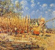 Childe Hassam Provincetown oil
